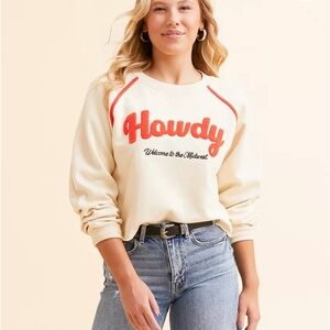 Exclusive Howdy Cropped Pullover Modish Rebel Large